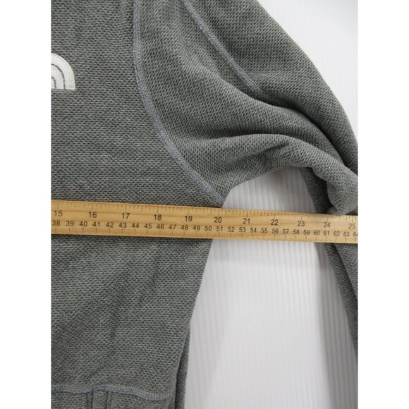 The North Face Jacket Small Cap Rock Fleece Textured Full Zip Coat - Picture 6 of 11